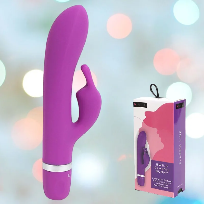 B Swish Bwild Classic G-Spot and Clitoral Vibrator - Purple