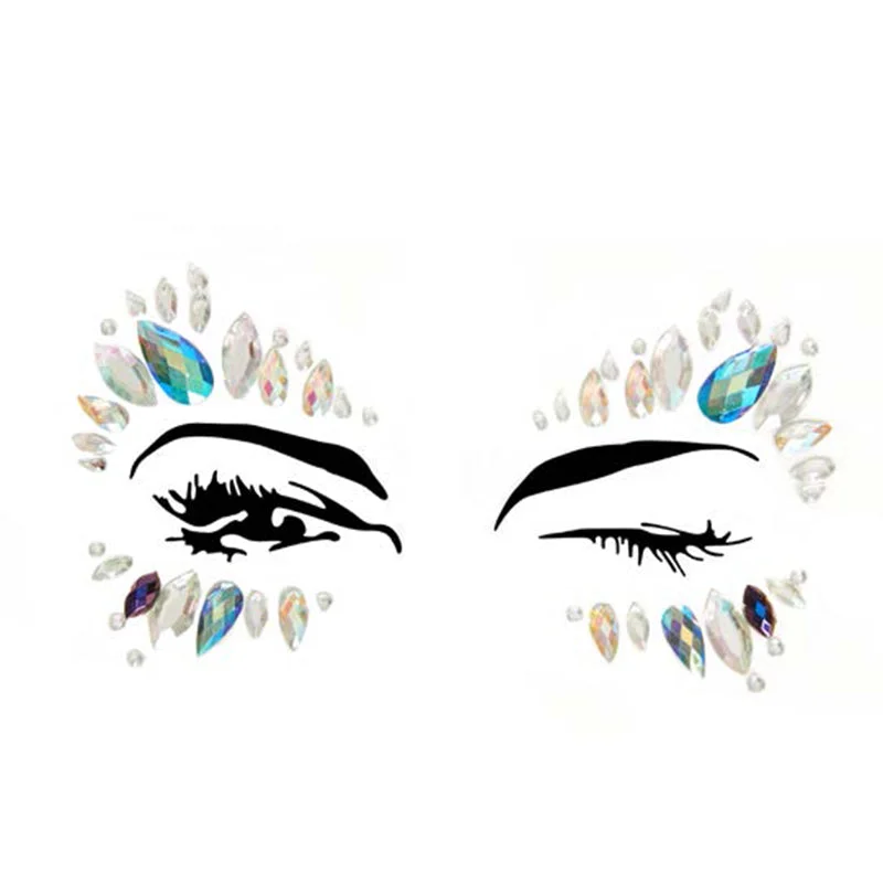 Desna Adhesive Face Jewels Sticker (6pk)