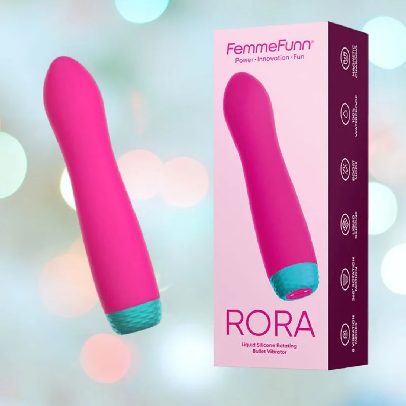 Femme Funn Rora Rotating Bullet Vibrator - Pink