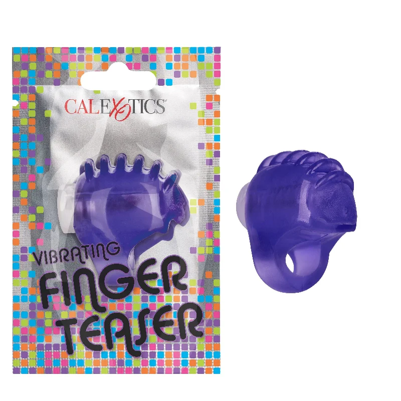 Foil Pack Vibrating Finger Teaser - Purple