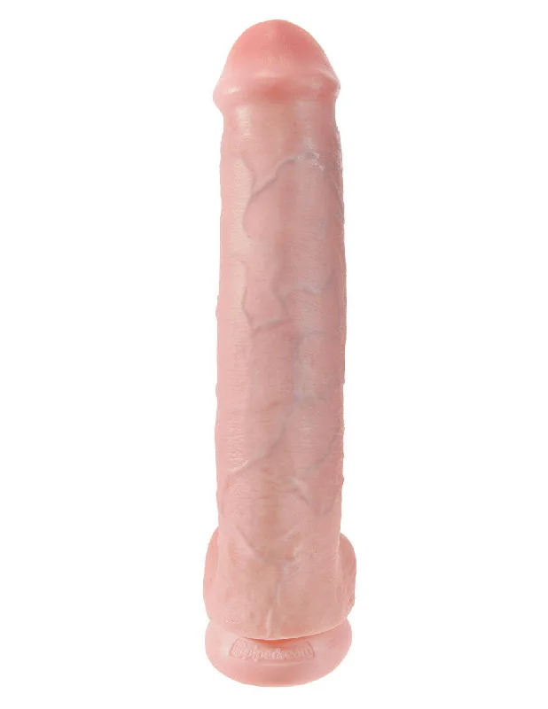 King Cock 15 Inch Cock With Balls  - Light Light