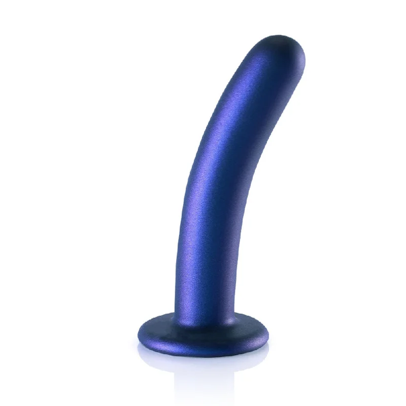 Ouch Silicone G Spot Dildo 6inch Metallic Blue