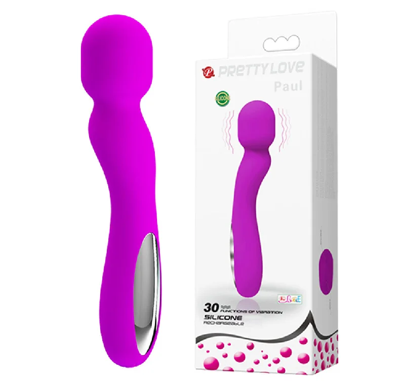 Pretty Love Paul USB Rechargeable Wand - Fuchsia