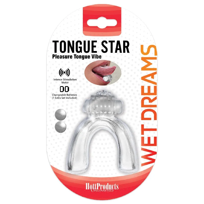 Wet Dreams Tongue Star - Clear