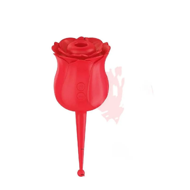 Wild Rose Le Point Suction Clit Stim - Red