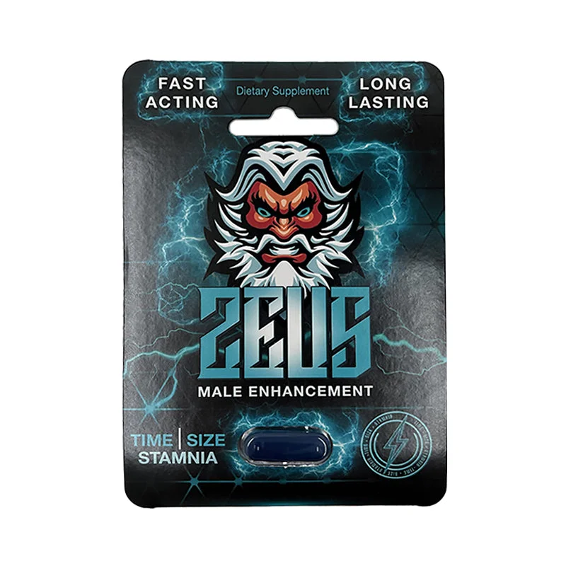 Zeus Plus Male Supplement 1-Pack Pill Open Stock