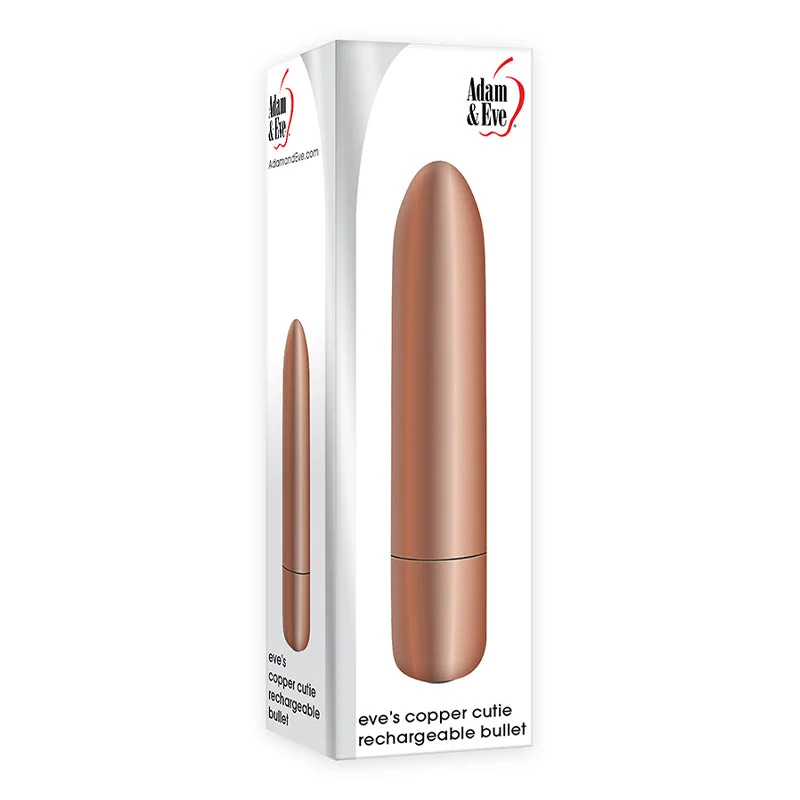 Adam & Eve Eve's Copper Cutie Rechargeable Bullet Vibrator Copper