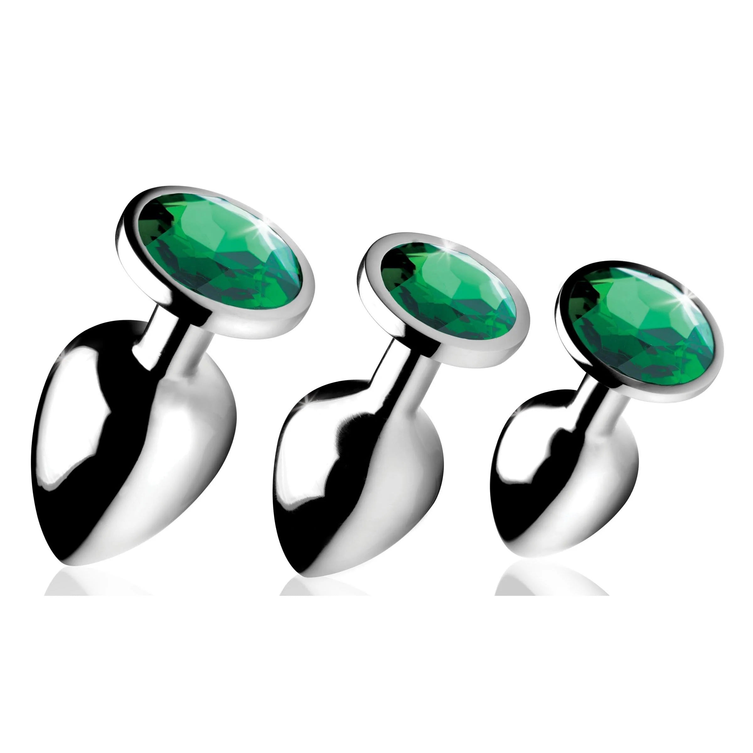 BootySparks Emerald Gem Anal Plug Set