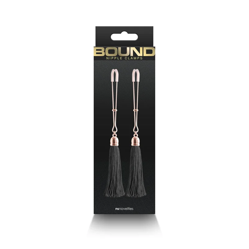 Bound Nipple Clamps T1 Black