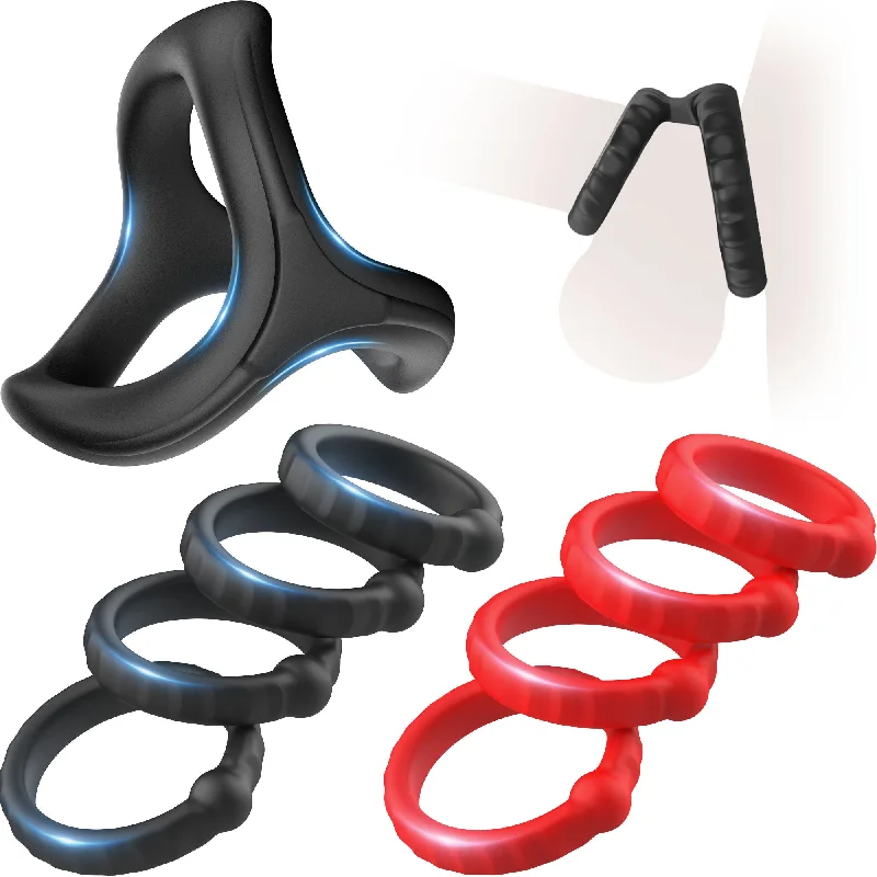 Liquid Silicone Cock Ring Set