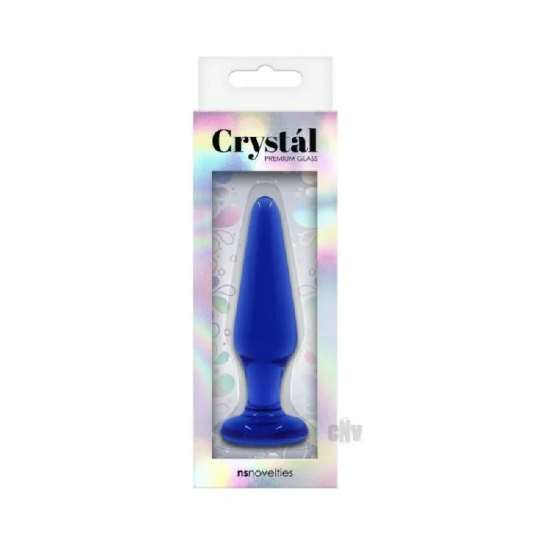 Crystal - Tapered Plug Medium - Blue