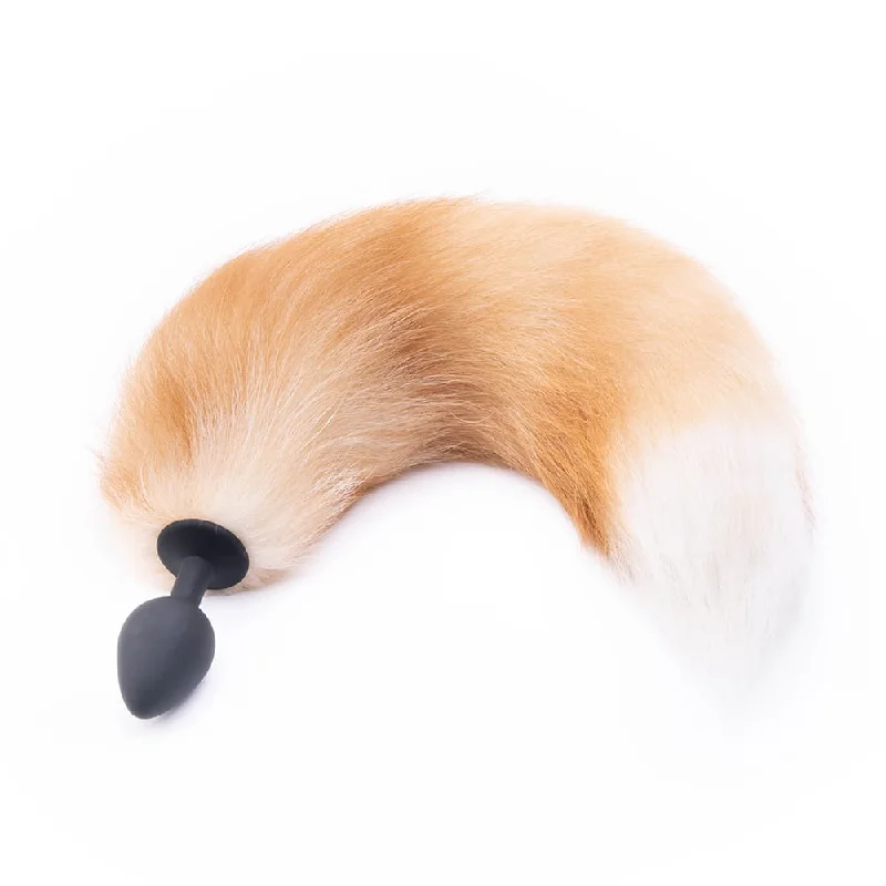 17" Light Brown Fox Tail