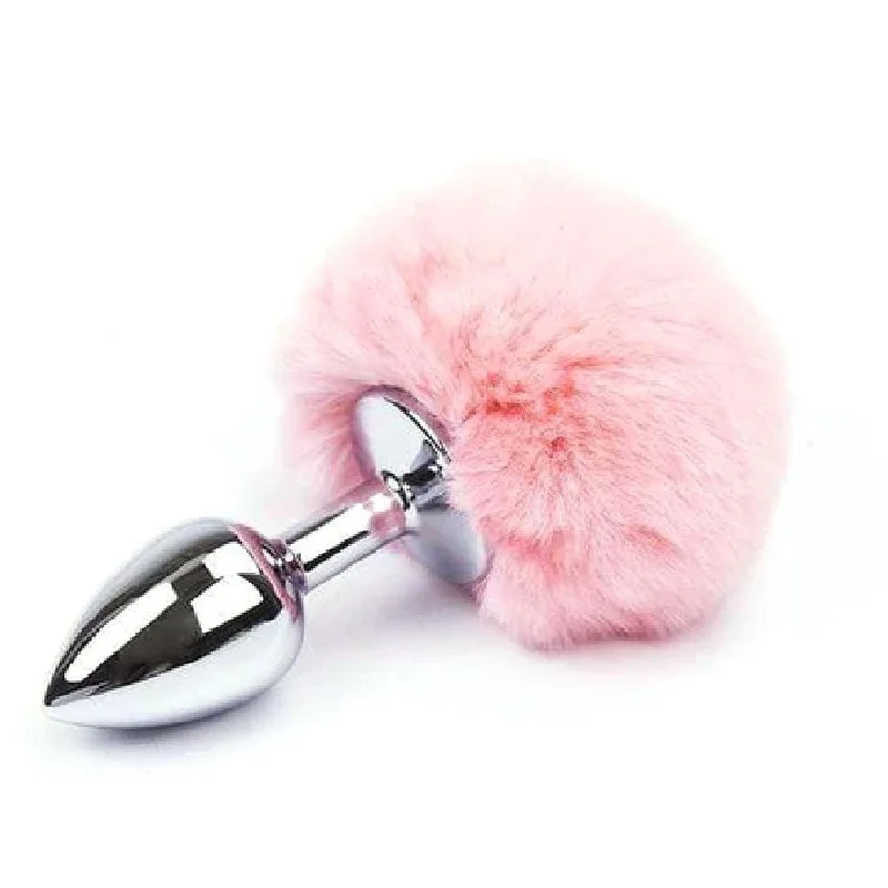 Cute and Fluffy Bunny Tail Plug 3" Long