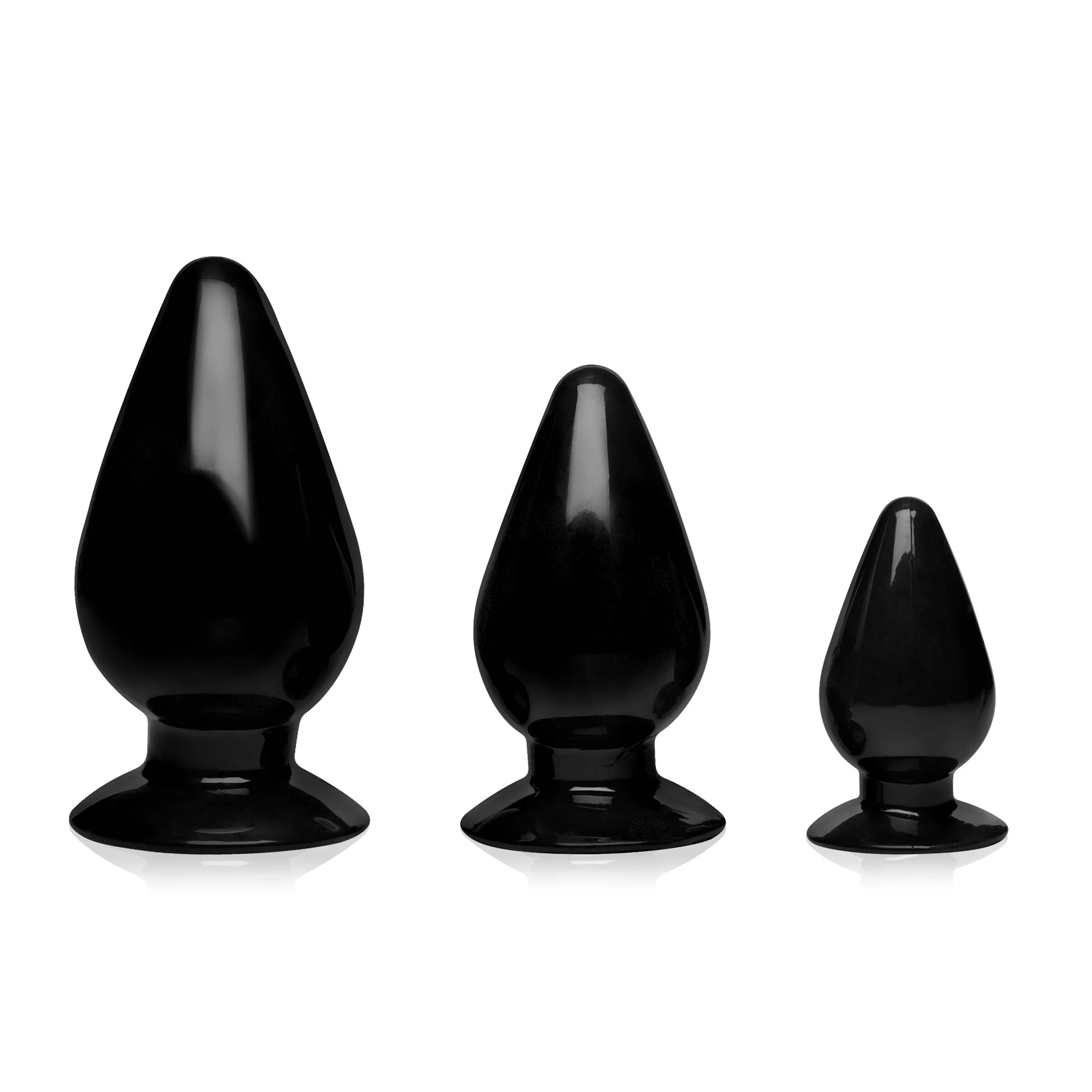 Master Series Triple Cones Anal Plug Set