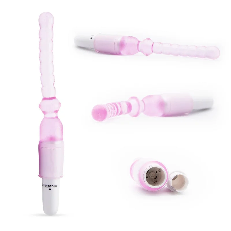 Neojoy Slim Stick - Anal Beads Prober - Beaded Butt Plug Vibrator - P-Spot Massage Adult Sex Toy