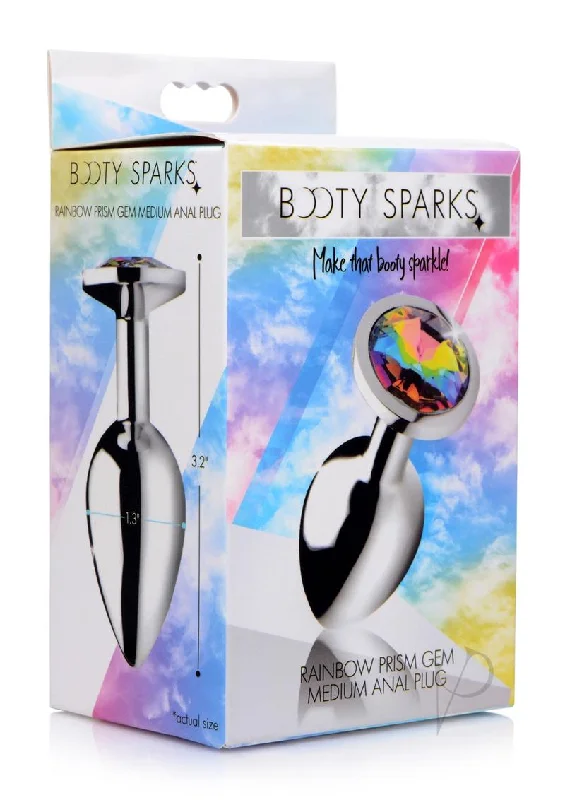 Booty Sparks Rainbow Prism Gem Plug Md