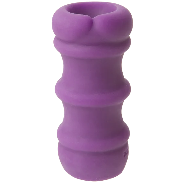 Mood Pleaser Thick Ribbed Purple Masturbator