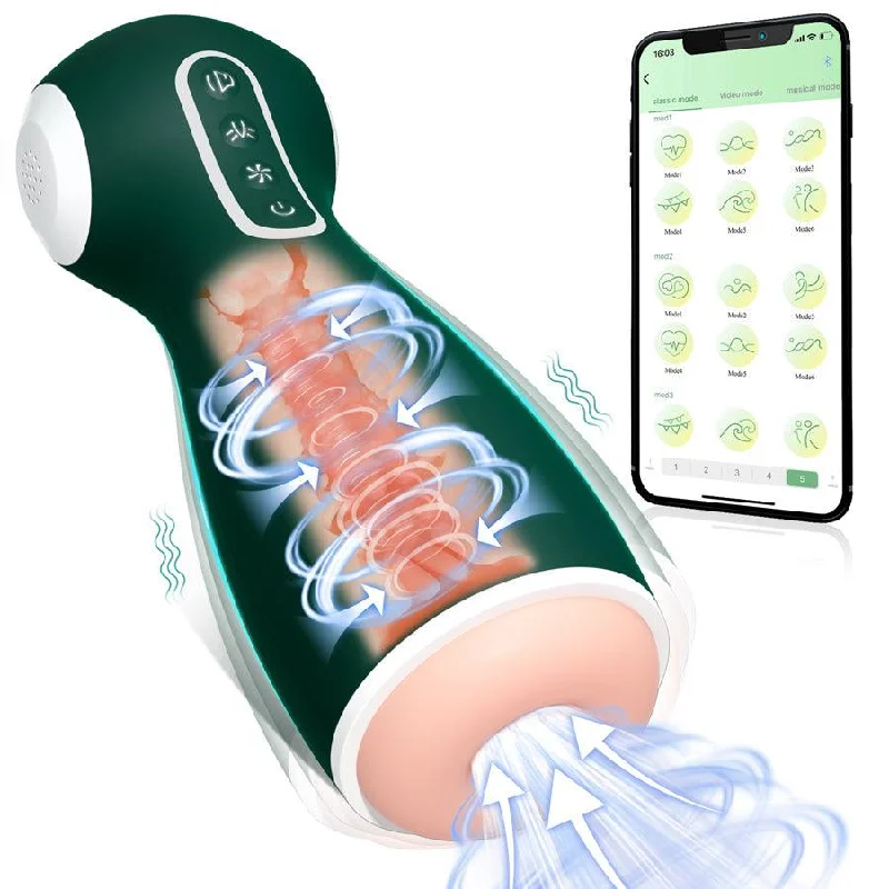 Smart APP Controlled Sucking Male Masturbator