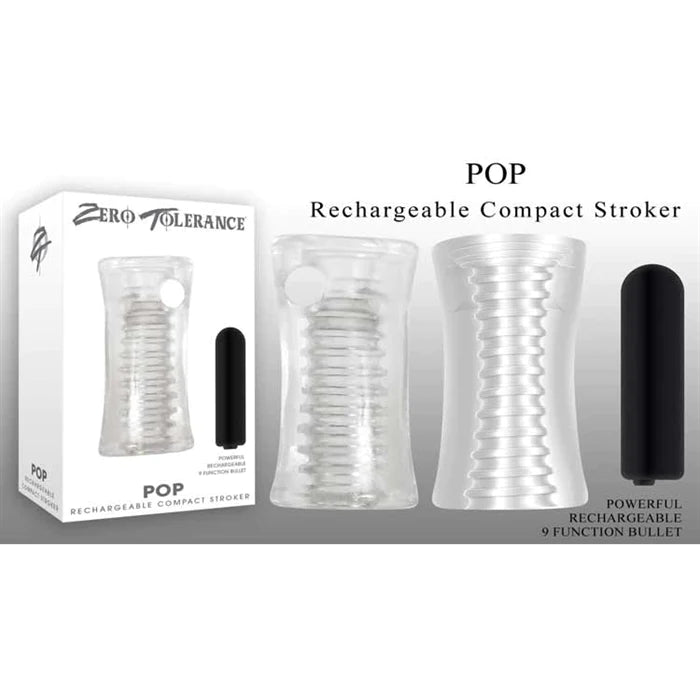 Pop Vibrating Masturbator by Zero Tolerance